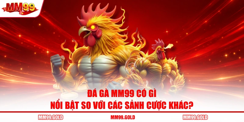 Đá gà MM99 có gì nổi bật so với các sảnh cược khác?